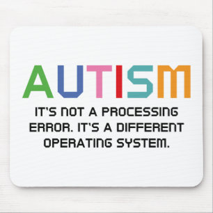 Autism Operating System Mouse Mat