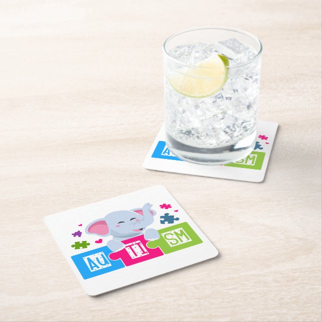 Autism Paper Coaster (Insitu)