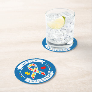 Autism Paper Coaster
