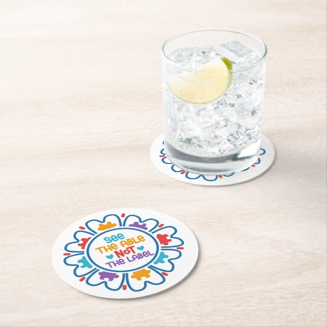 Autism Paper Coaster (Insitu)