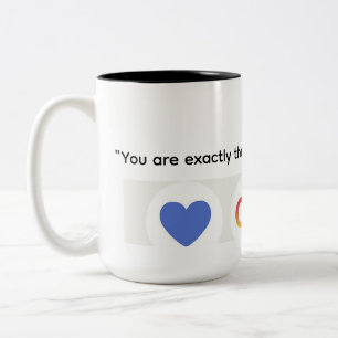 Autism Parent Motivation Two-Tone Coffee Mug