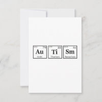 Autism Periodic Table Element Autism Awareness 