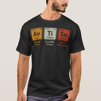 Autism Periodic Table Elements Spelling Autistic B T-Shirt
