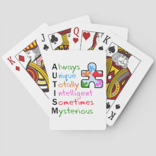 Autism Playing Cards