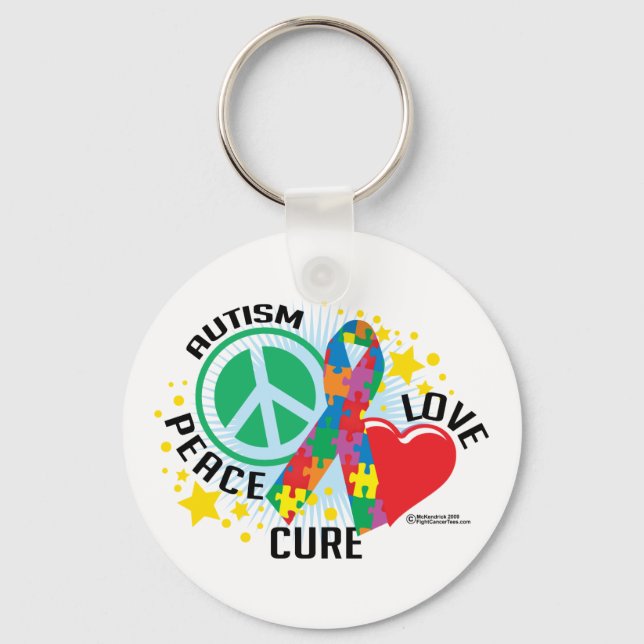Autism PLC Key Ring (Front)