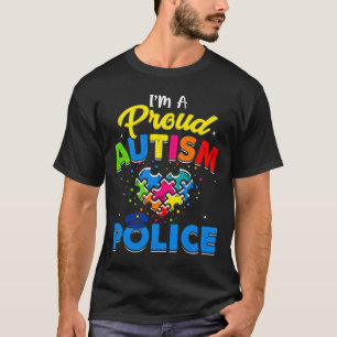 Autism Police Autism Awareness Accept Support Love T-Shirt