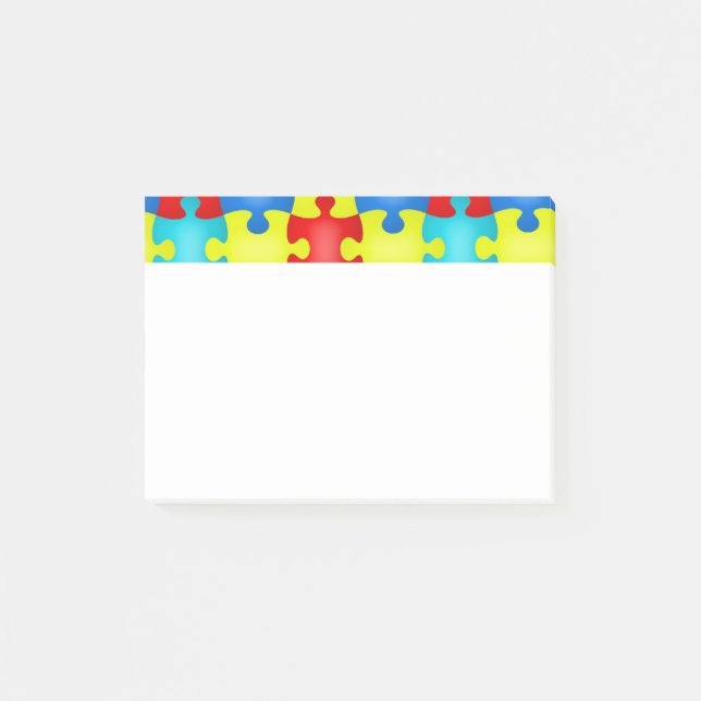 Autism Post It Notes Sticky Notes (Front)