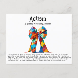 Autism Postcard