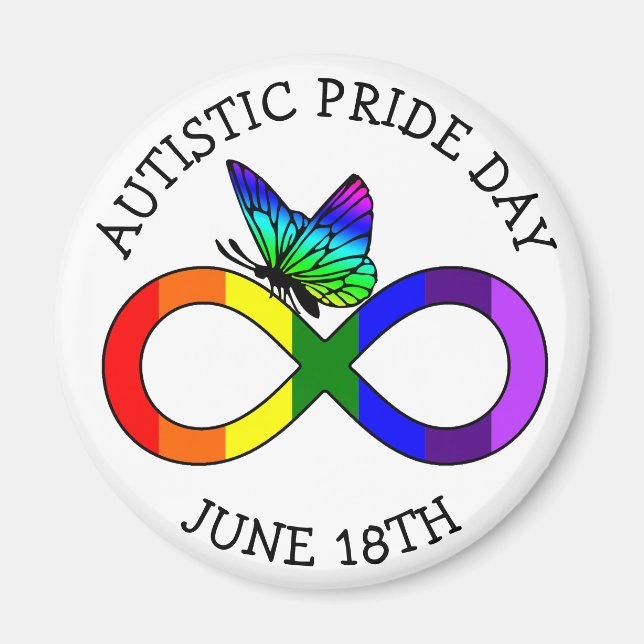 Autism Pride Day June 18th Magnet (Front)