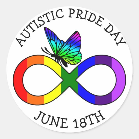 Autism Pride Day June 18th Stickers Zazzle.co.uk