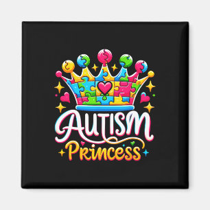 Autism Princess Autism Awareness Queen Girl 1 Magnet
