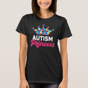 Autism Princess Daughter Family Autistic Awareness T-Shirt