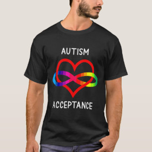 Autism Pro Acceptance Infinity Symbol For Neurodiv T-Shirt