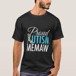 Autism-Proud Autism Memaw T-Shirt