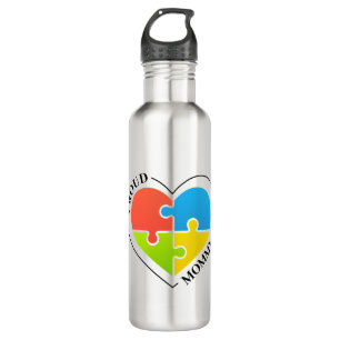 Autism Proud Mummy 710 Ml Water Bottle