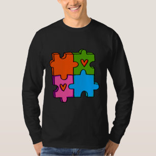 Autism Puzzle Autism Awareness Month Autistic Asd T-Shirt