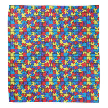 Autism Puzzle- Bandanna