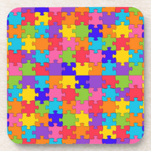 autism puzzle coaster