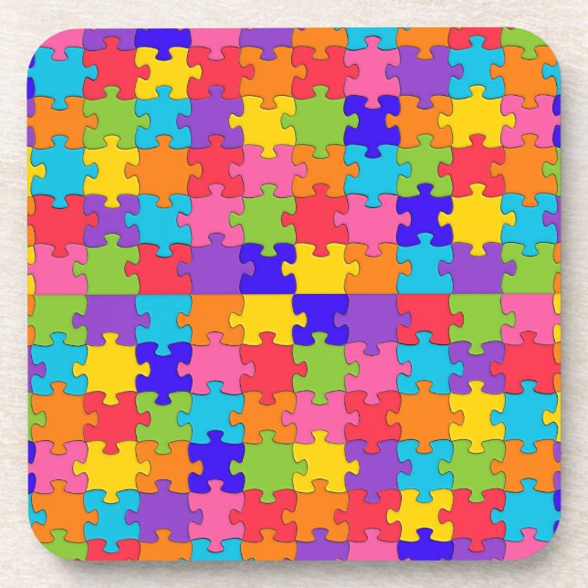 autism puzzle coaster (Front)