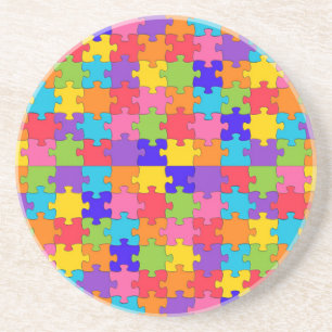 autism puzzle coaster