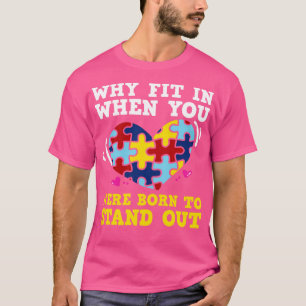 Autism Puzzle Heart Autism Awareness T-Shirt