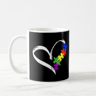 Autism Puzzle Love Autism Awareness Graphic For Wo Coffee Mug