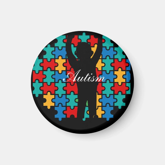 Autism puzzle magnet (Front)