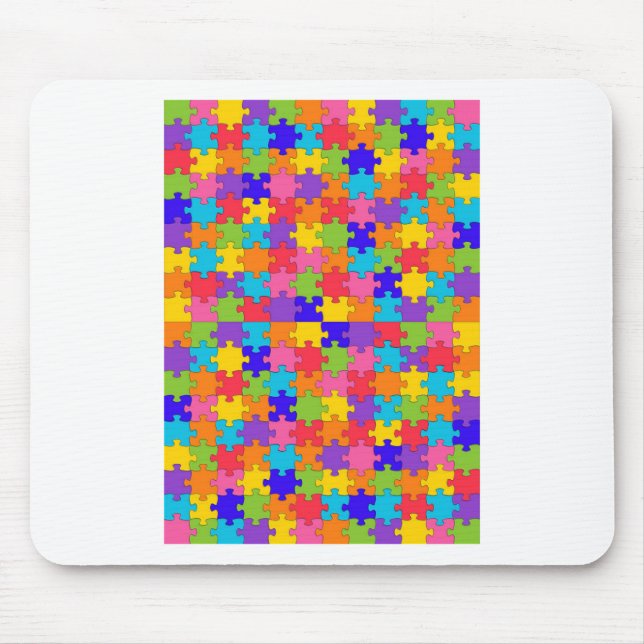 autism puzzle mouse mat (Front)