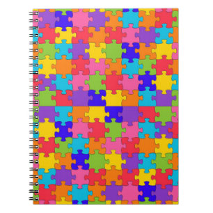 autism puzzle notebook