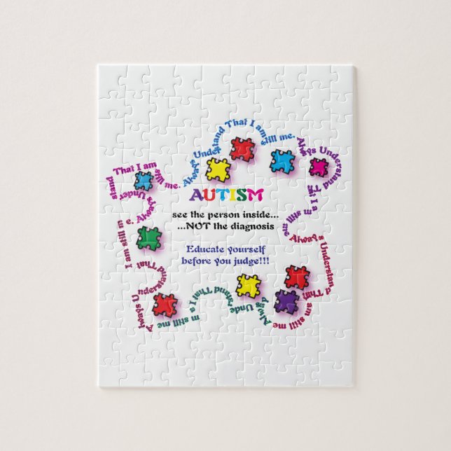 Autism Puzzle Piece (Vertical)