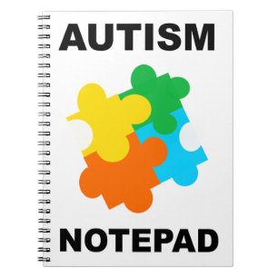 Autism Puzzle Piece Notebook