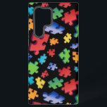 Autism Puzzle Pieces Samsung Galaxy Case<br><div class="desc">Puzzle pieces have been used for many years now within the Autism community. Recently, our 3 year old son was diagnosed with Autism and it has opened our eyes to a whole new world. This item is one of many what we are creating/selling to not only help bring awareness to...</div>