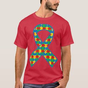 Autism Puzzle Ribbon Autism Shirt