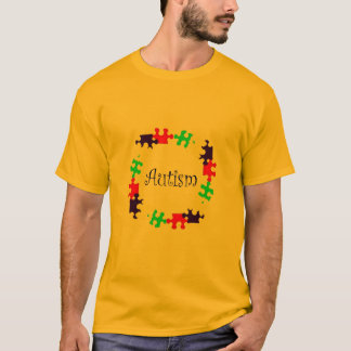 Autism Puzzle Shirt White