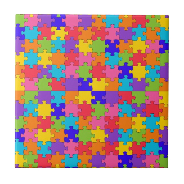 autism puzzle tile (Front)