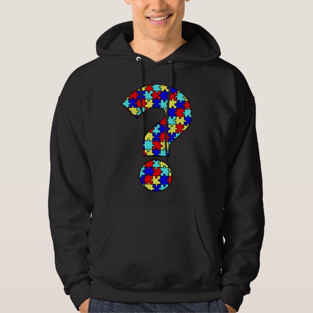 Autism Question Mark Hoodie (Front)