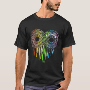 Autism Rainbow Infinity Symbol Asd Awareness  T-Shirt