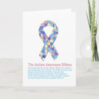 Autism Ribbon Card