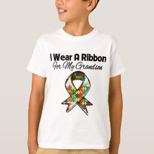 Autism Ribbon For My Grandson T-Shirt