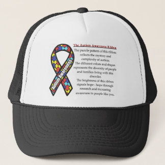 Autism Ribbon meaning Trucker Hat