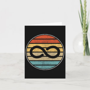 Autism Rights Retro Vintage Infinity – Autism Awar Card
