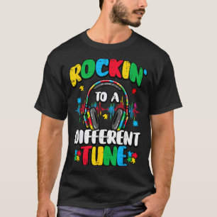 Autism rockin different tune asd awareness boys T-Shirt
