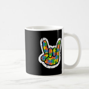 Autism Rocking Hand Disabilities Month Coffee Mug