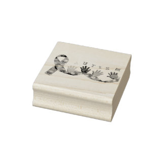 Autism Rubber Stamp