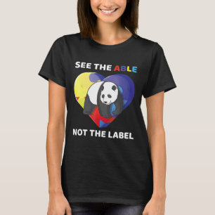 Autism-See The Able Not The Label Autism Awareness T-Shirt