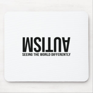 Autism Seeing The World Differently Autism Awarene Mouse Mat