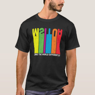 Autism Seeing The World Differently Autism Awarene T-Shirt