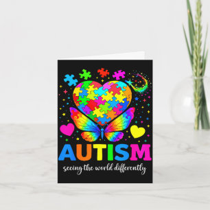 Autism seeing the world differently autism card