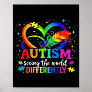 Autism seeing the world differently autism poster