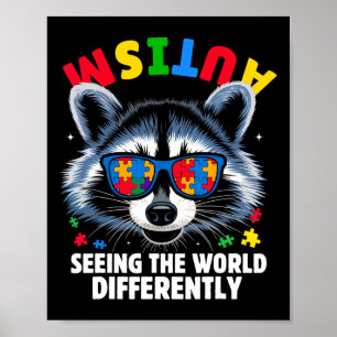 Autism Seeing The World Differently Awareness Racc Poster